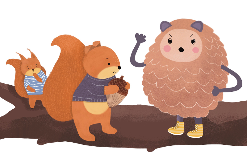 Das Wuschelmonster in Deutsch Französisch und Deutsch Englisch