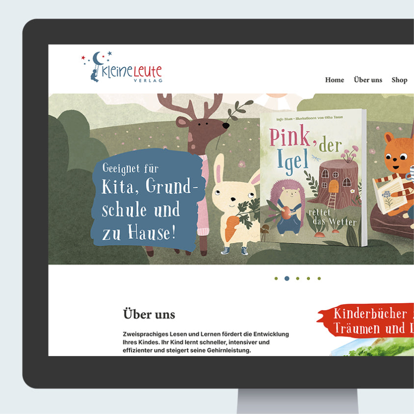 Kleine Leute Verlag in neuem Design