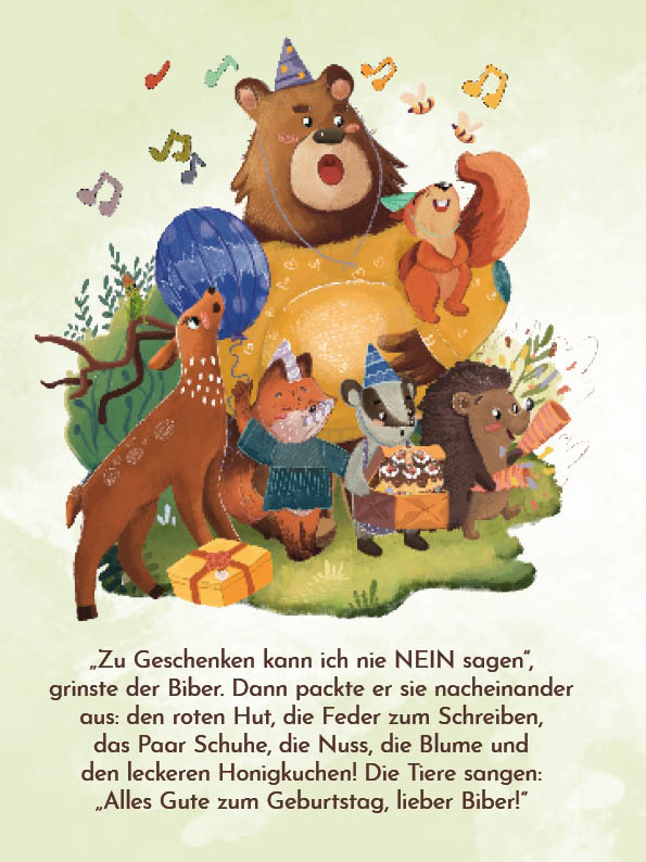 Der Bär hat heute Lust zu feiern – Today, The Bear Wants to Party: Bilderbuch in Deutsch und Englisch