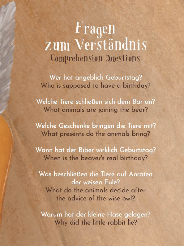 Der Bär hat heute Lust zu feiern – Today, The Bear Wants to Party: Bilderbuch in Deutsch und Englisch