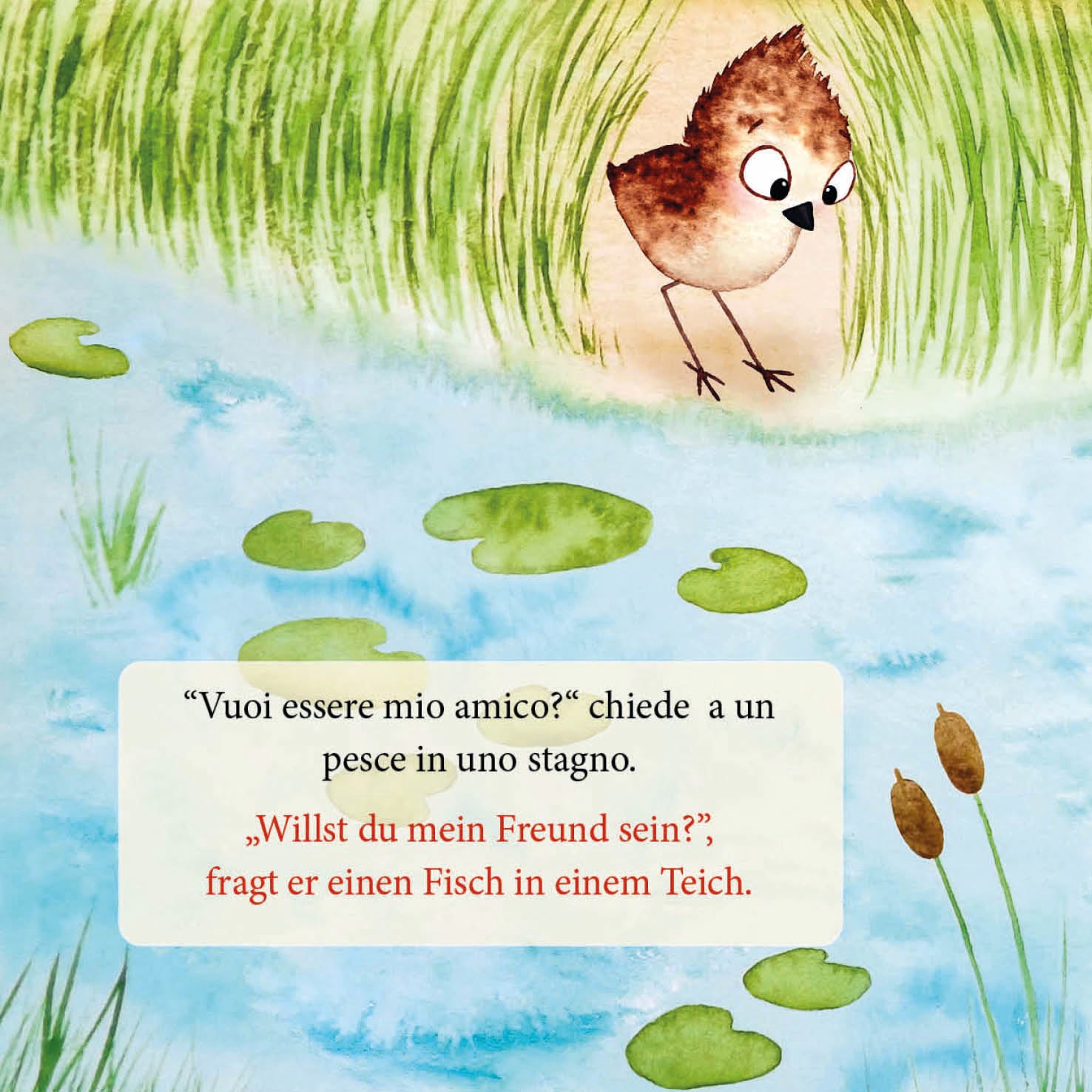 Flieg, kleiner Vogel - Vola uccellino - Deutsch und Italienisch