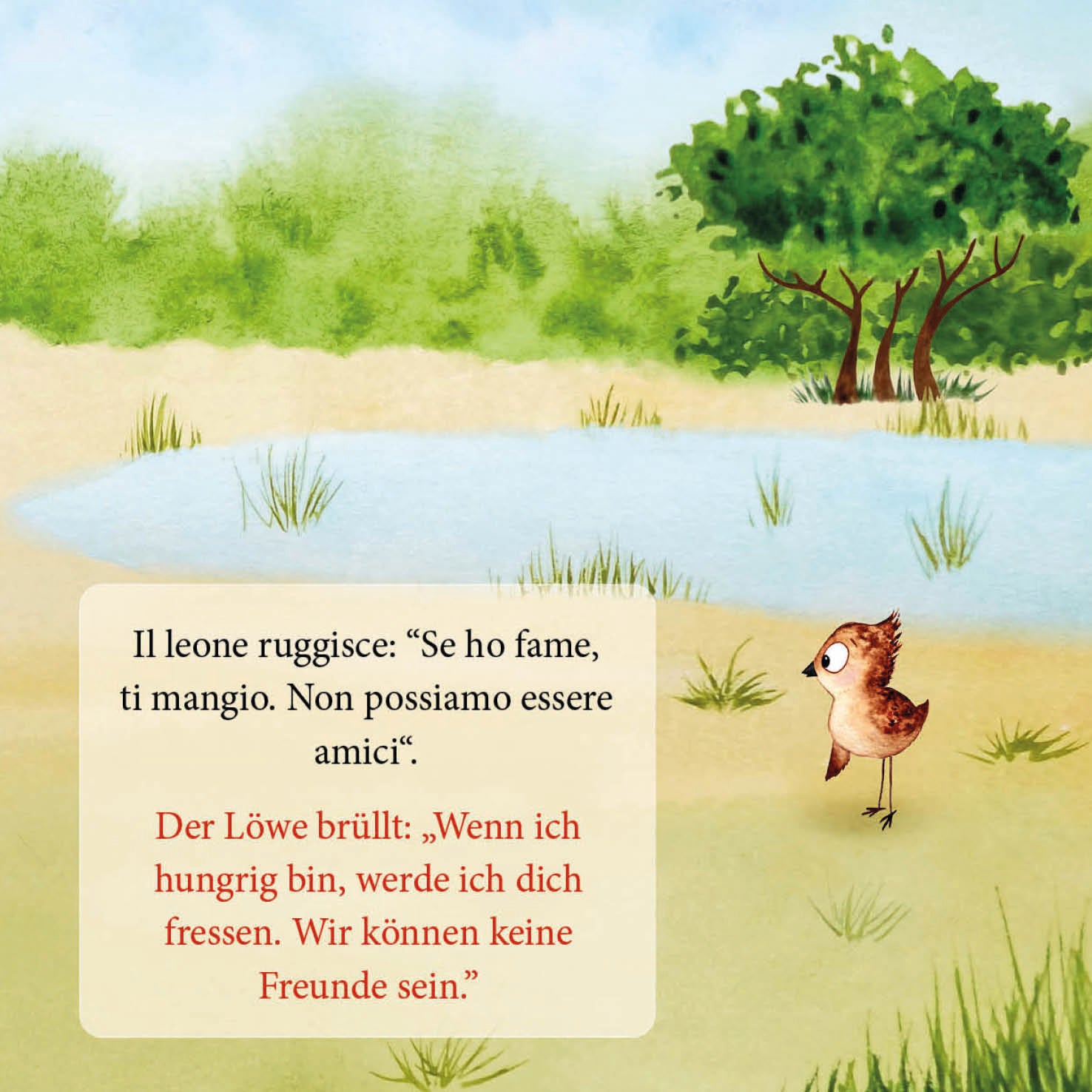 Flieg, kleiner Vogel - Vola uccellino - Deutsch und Italienisch