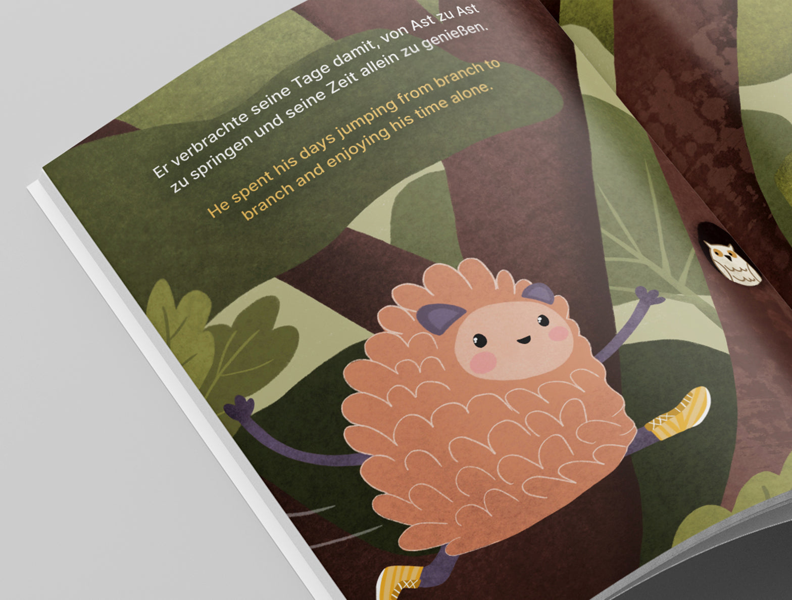 Das Wuschelmonster - Deutsch und Englisch