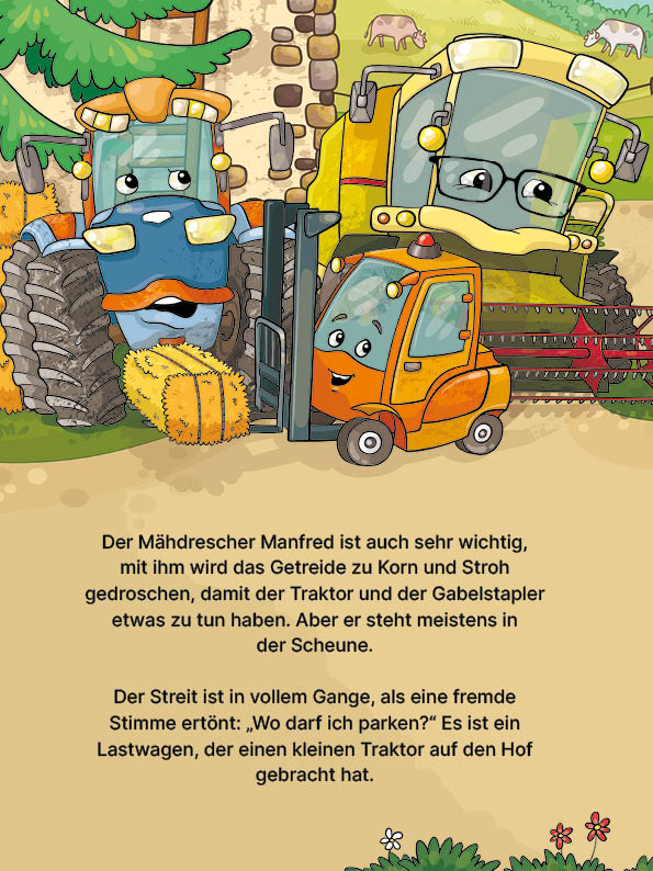 Der kleine Trecki: Ein kleiner Traktor, der groß werden möchte – Маленький Трекі: Маленький трактор, який хоче бути великим: Bilderbuch in Deutsch und Ukrainisch