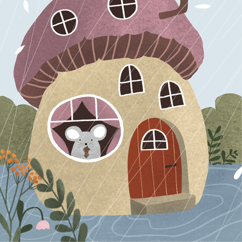 Der Igel, der das Wetter malte - The Hedgehog, Who Painted the Weather: Zweisprachiges Bilderbuch in Deutsch und Englisch über den Umgang mit Natur und Klima. Ab 3 Jahren.