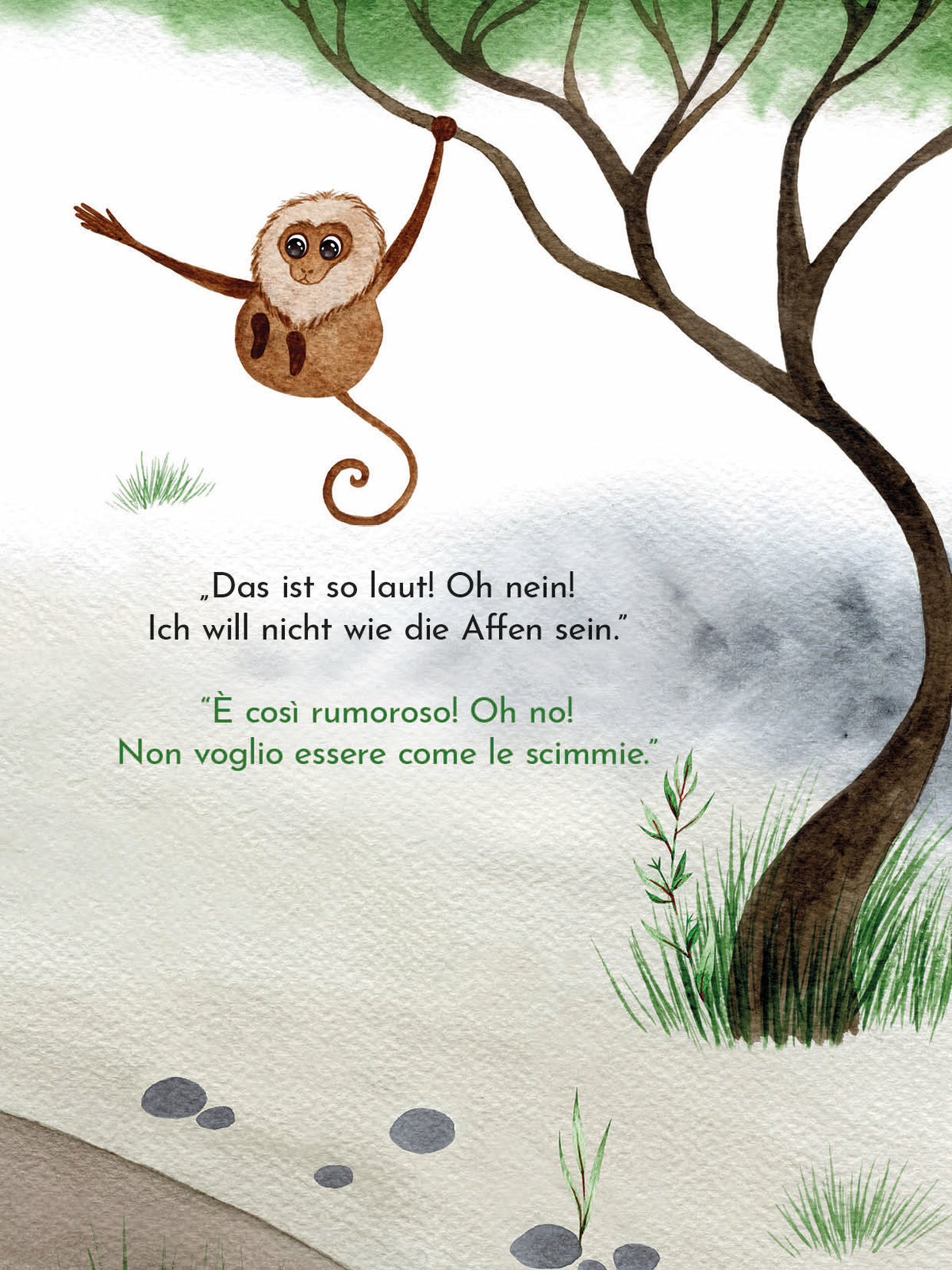 Brüll, kleiner Löwe - Deutsch und Italienisch
